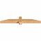 Ekena Millwork Eugene Smooth Timber Gable Bracket, Western Red Cedar, 48"W x 8"H x 3 1/2"D x 3 1/2"F, 4/12 Pitch GBW048X08X0404EUG00SWR - alternate 2
